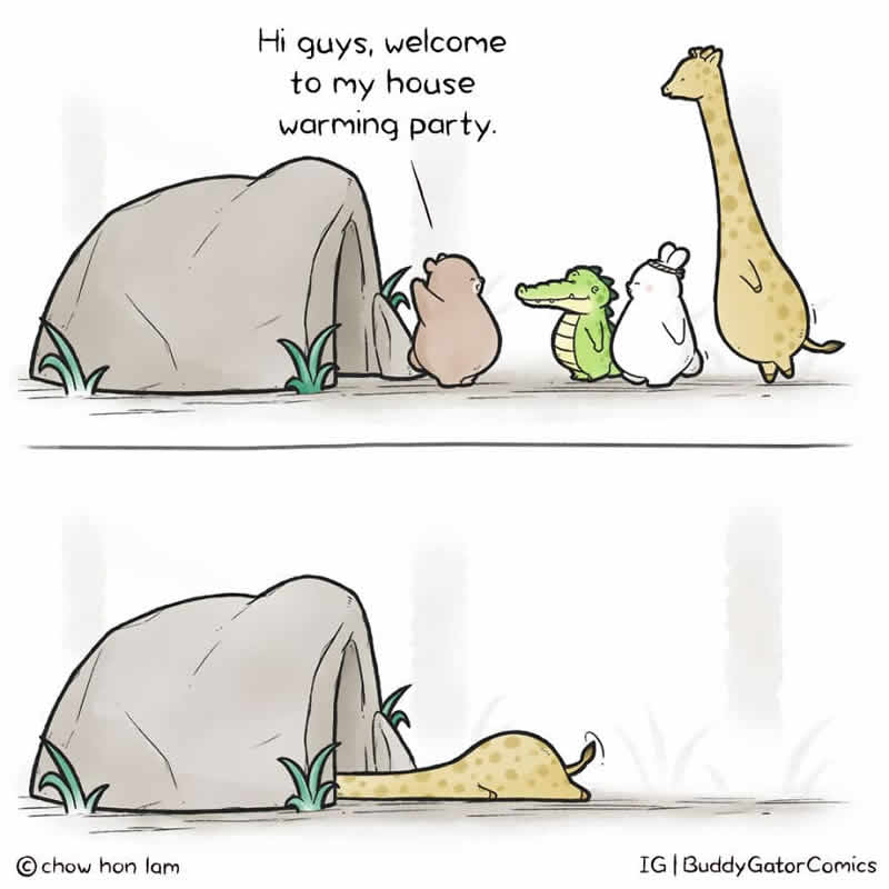 animal_comics_chow_hon_lam_04 Artists create these cute animal comics to spread some positivity (23 new photos)