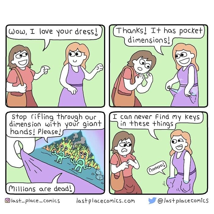 2 20 Last Place Comics Shows Bizarre Situations with Surprised Twists