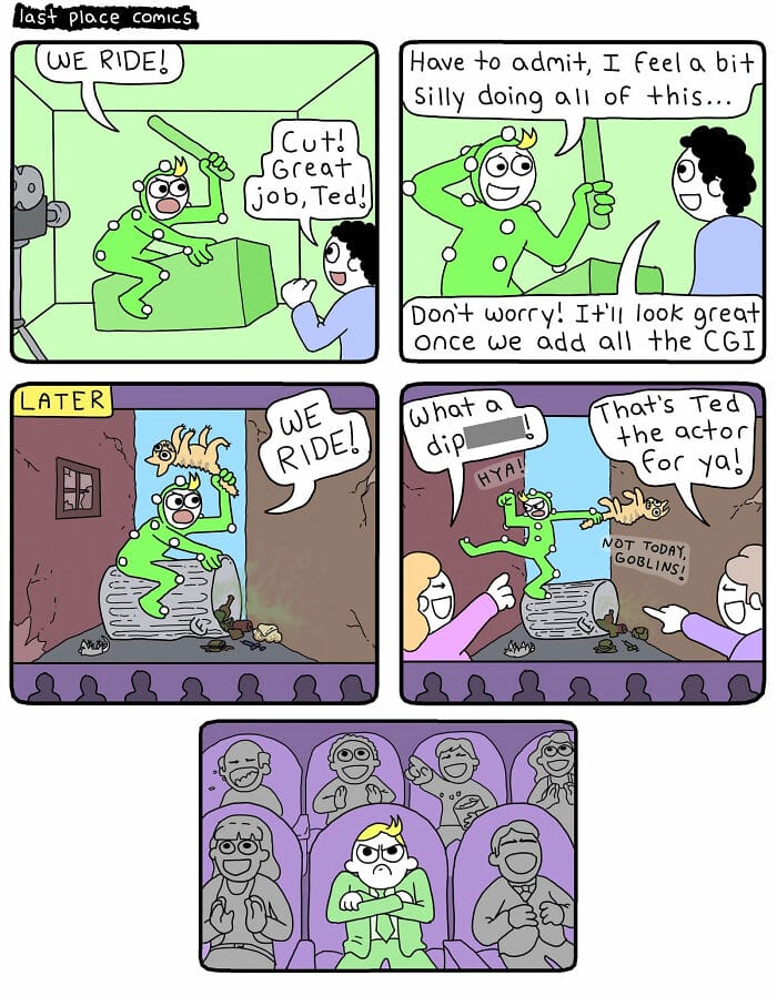 20 20 Last Place Comics Shows Bizarre Situations with Surprised Twists
