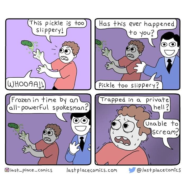 4 20 Last Place Comics Shows Bizarre Situations with Surprised Twists