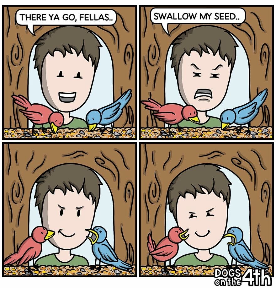 12 10+ Dark Comics About Bizarre and Random Situations