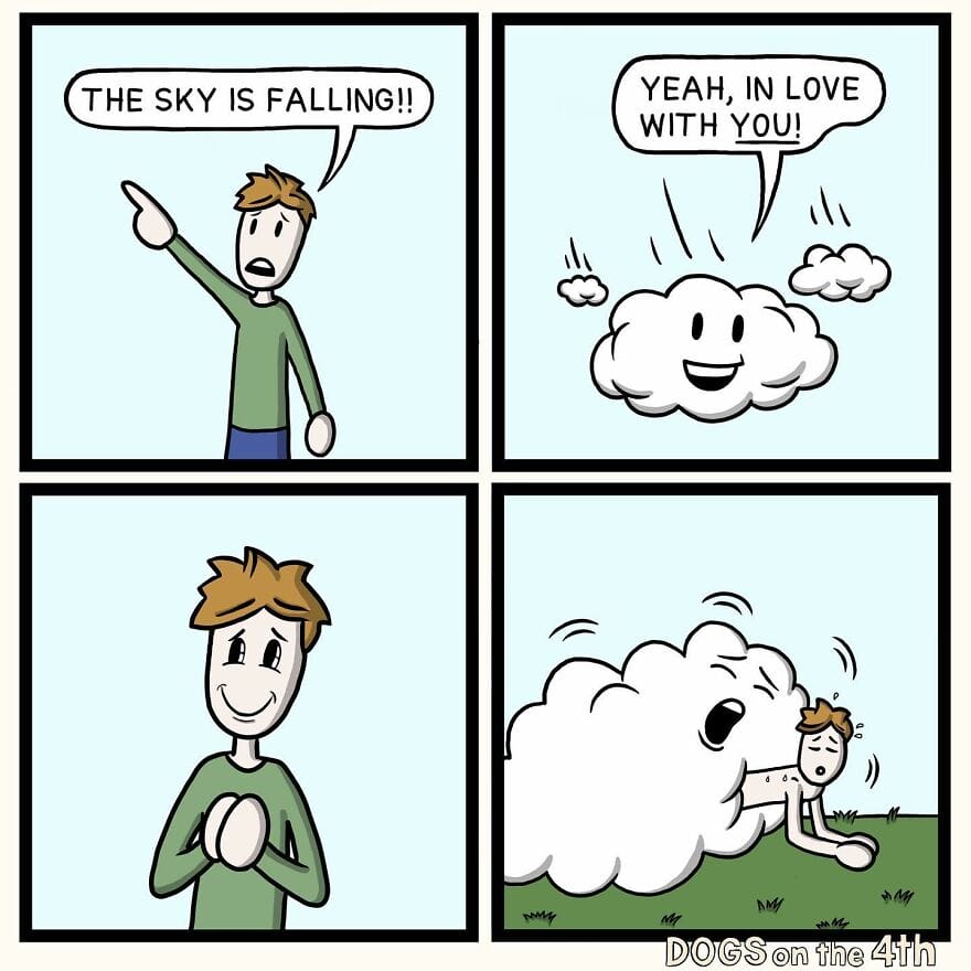 4 10+ Dark Comics About Bizarre and Random Situations