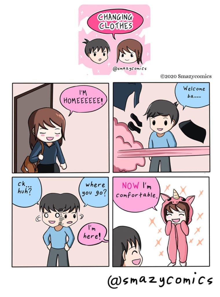 11-3-760x1024 A Smart and Lazy Couple Captures Heartwarming Moments in 20 Fantastic Comics