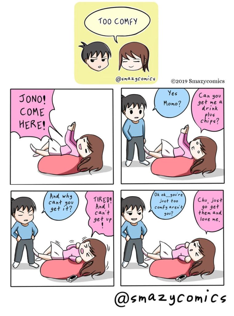 6-3-760x1024 A Smart and Lazy Couple Captures Heartwarming Moments in 20 Fantastic Comics