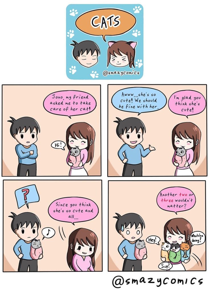 7-3-734x1024 A Smart and Lazy Couple Captures Heartwarming Moments in 20 Fantastic Comics