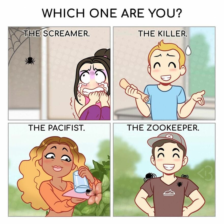 1-5 18+ Blogi Comics Illustrates Different Types of People According to One Situation