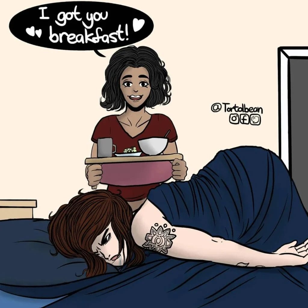 10-2 18 Tortolbean Doodles About Him and His Girlfriend Doing Random Stuff