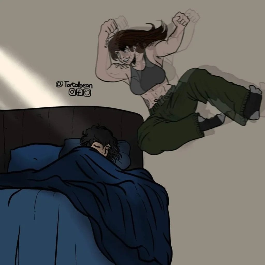 10.2 18 Tortolbean Doodles About Him and His Girlfriend Doing Random Stuff