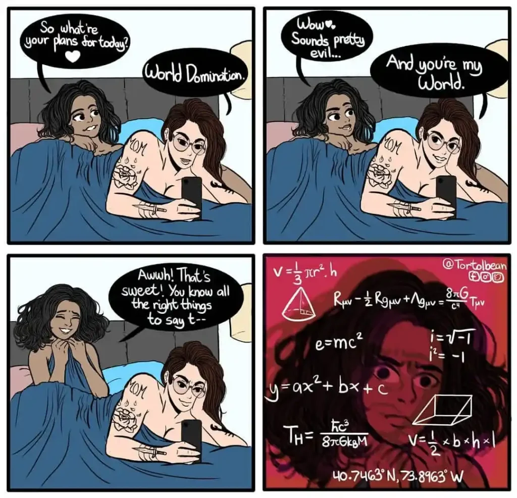 12-2 18 Tortolbean Doodles About Him and His Girlfriend Doing Random Stuff
