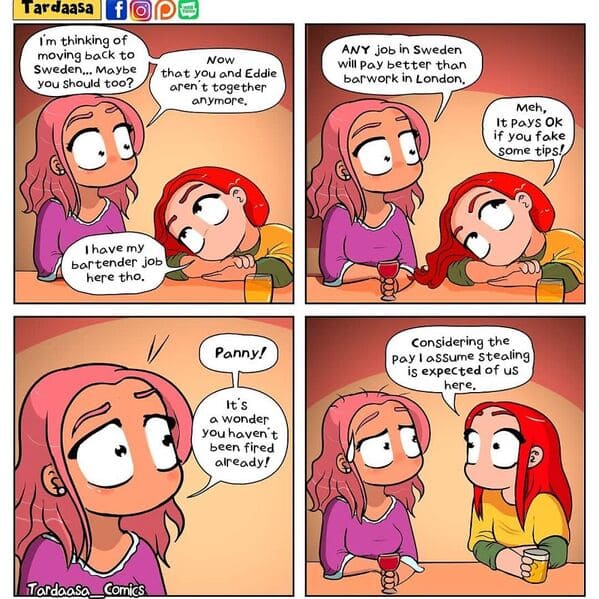 13-13 20 Relatable Comic Strips about Relationships and Life