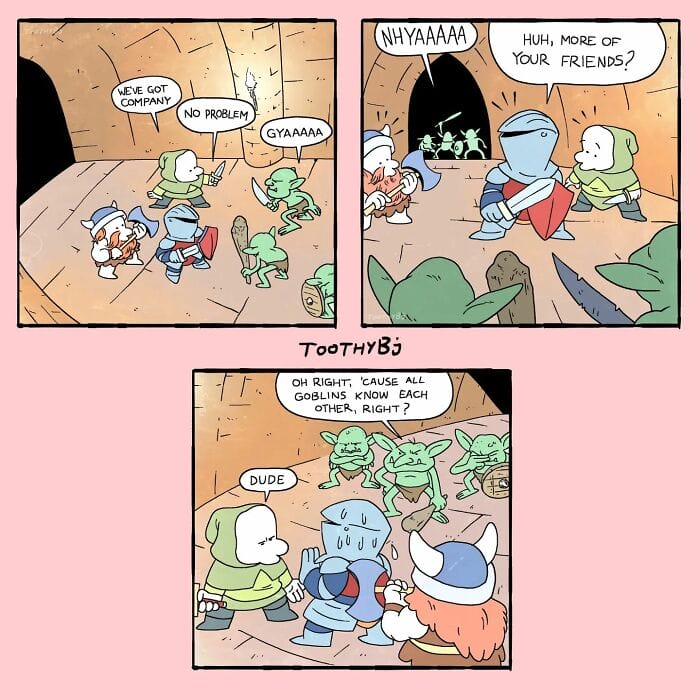 13-30 Here are the 20 "Toothy" character comics by the artist who has a great sense of humour