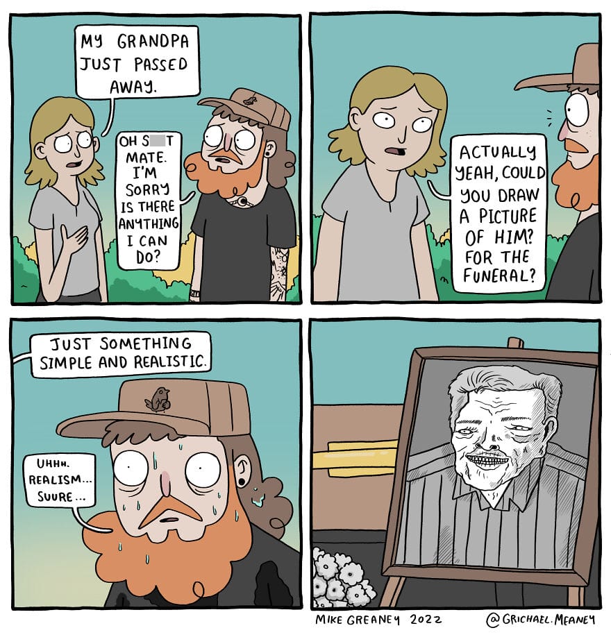 13-5 20 Mike Greaney Comics from this Australian artist that will keep you guessing until the end