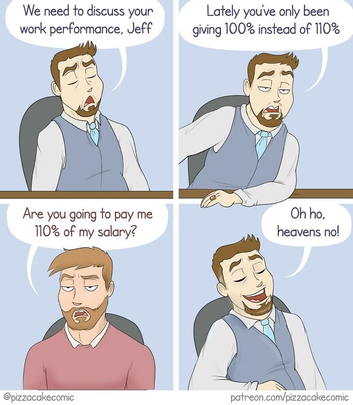 14-19 20 Pizza Cake Comics about Relatable Situations by Cartoonist Ellen Woodburry
