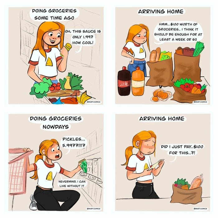 14-24 20 Mary Comics about a Young Woman and Her Relationship