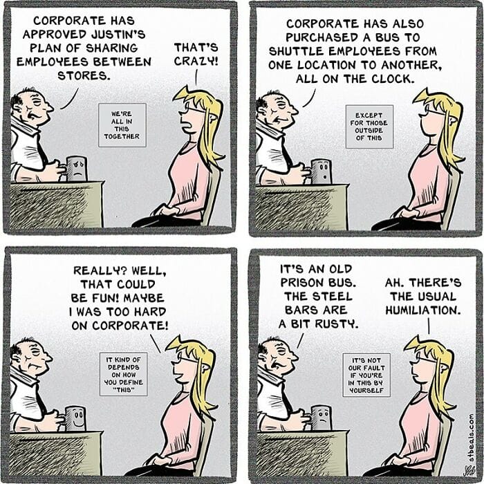 15-10 10+ Times Artist Stephen Beals Sums Up the Struggles People Face Working in Retail