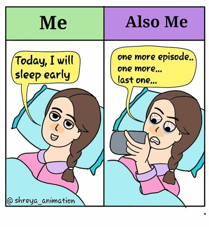 15-2 20 Amazing Comics by Shreya Animation Summarize a Girl's Daily Life
