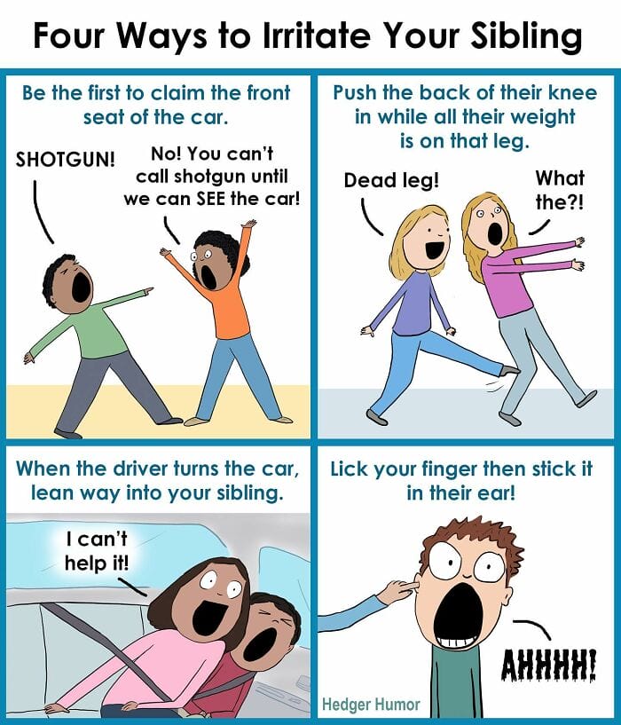 15-4 Hedger Humor Creates 20 Cartoons That Depict Life's Ridiculous Moments