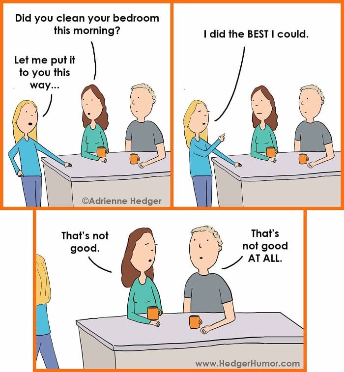 16-2 Hedger Humor Creates 20 Cartoons That Depict Life's Ridiculous Moments