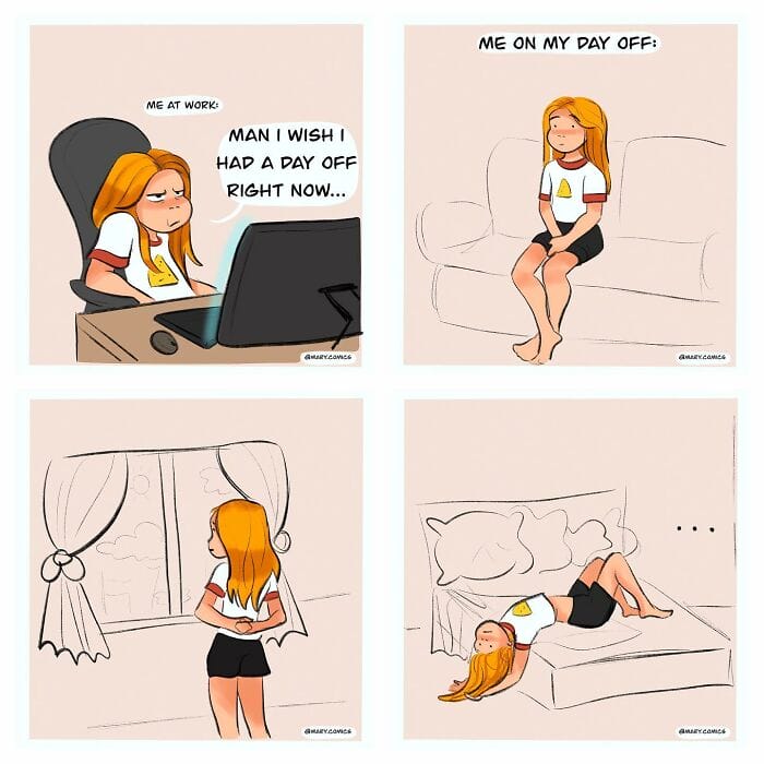 17-20 20 Mary Comics about a Young Woman and Her Relationship