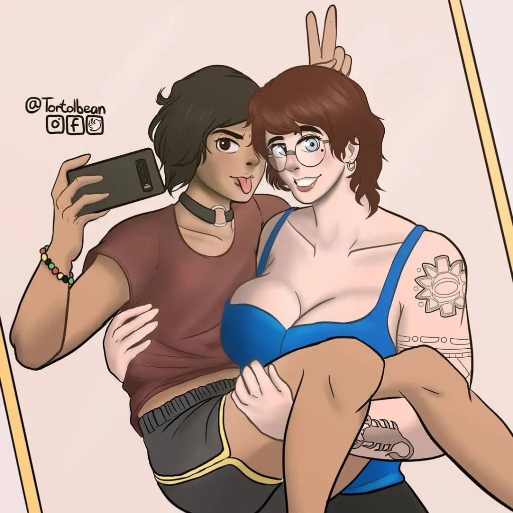 18-1 18 Tortolbean Doodles About Him and His Girlfriend Doing Random Stuff