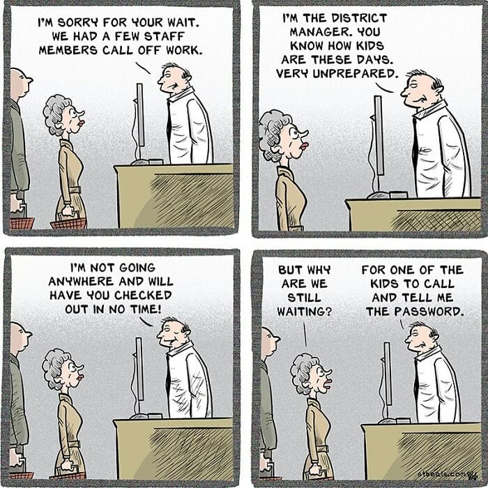 18-10 10+ Times Artist Stephen Beals Sums Up the Struggles People Face Working in Retail