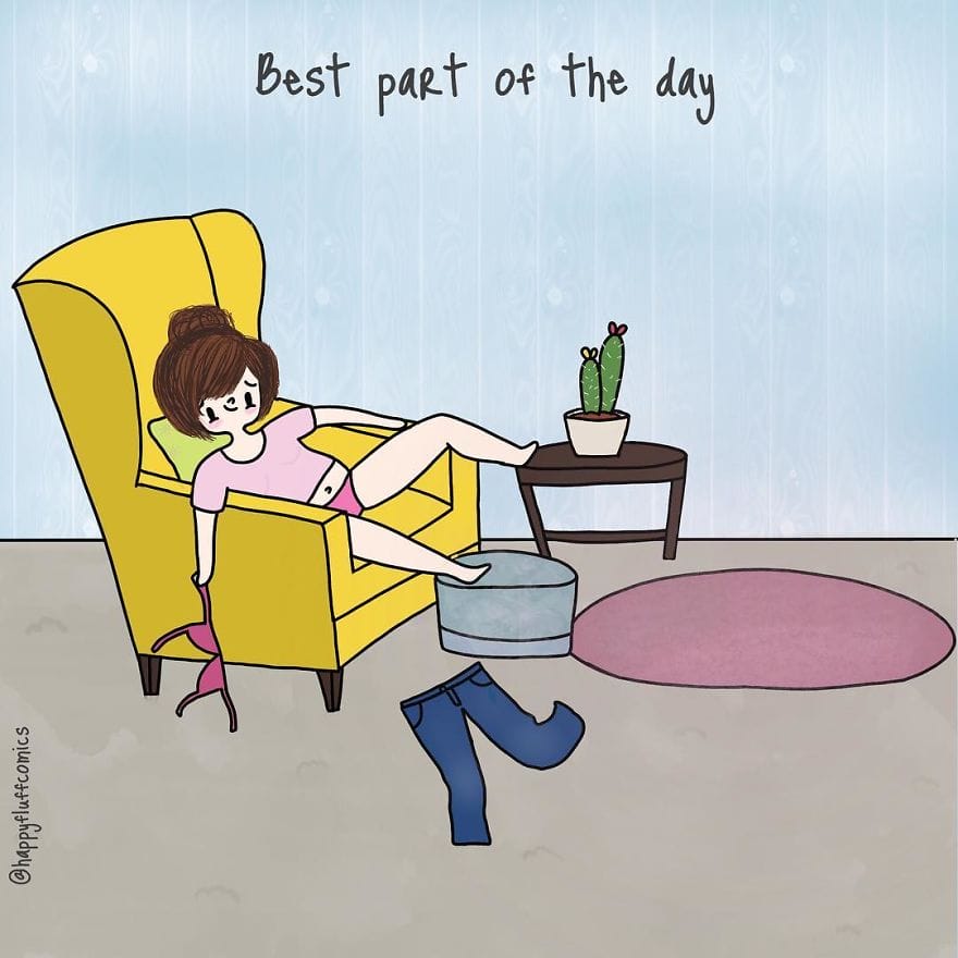 2-13 15 Brutally Honest Comics the Daily Struggles of a Girl