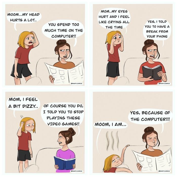 4-29 20 Mary Comics about a Young Woman and Her Relationship
