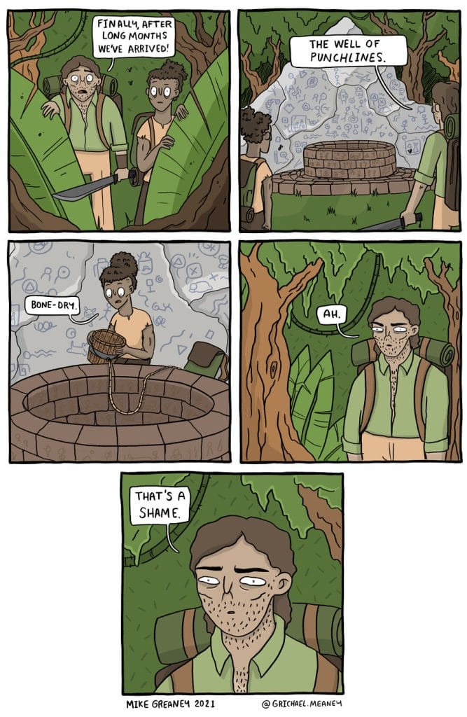 4-6-667x1024 20 Mike Greaney Comics from this Australian artist that will keep you guessing until the end