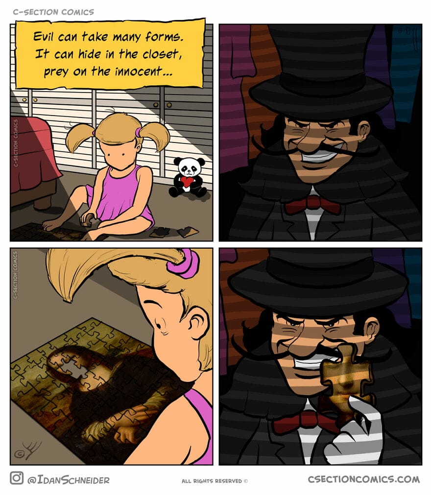 5-21 An Israeli Cartoonist Makes 20 Hilariously Random Comics Based on Pop Culture
