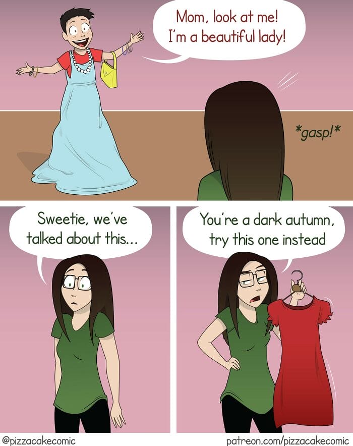 5-23 20 Pizza Cake Comics about Relatable Situations by Cartoonist Ellen Woodburry