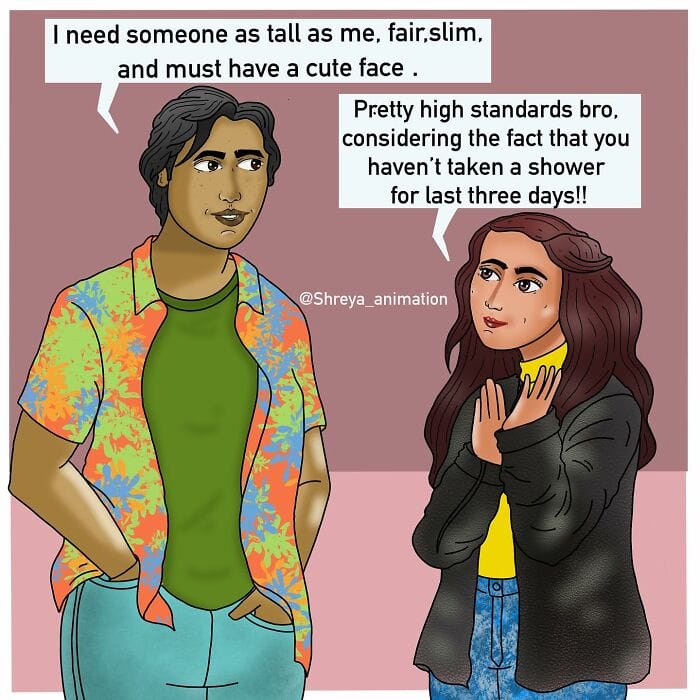 7-2 20 Amazing Comics by Shreya Animation Summarize a Girl's Daily Life
