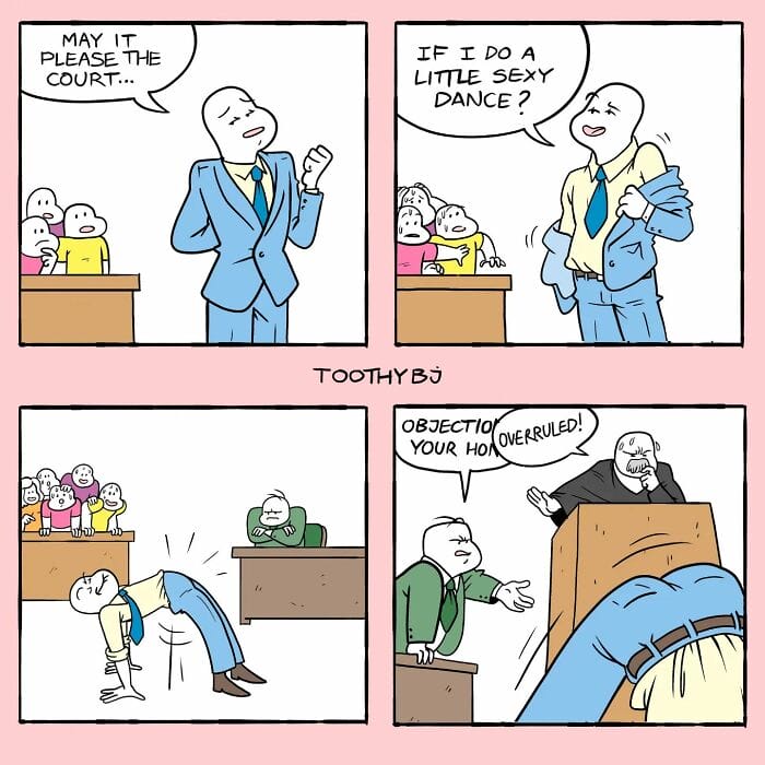 8-32 Here are the 20 "Toothy" character comics by the artist who has a great sense of humour
