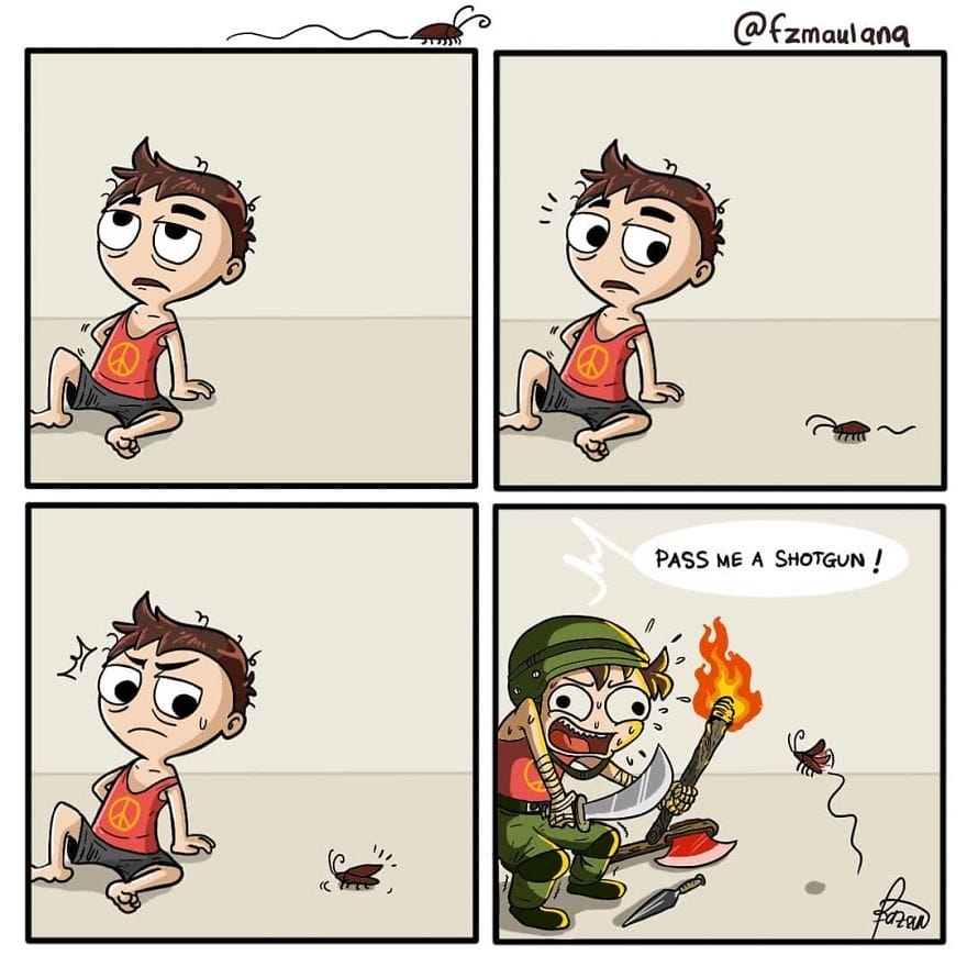 9-30 20 Silly Comics Depict Everyday Situations That Many People Can Relate To