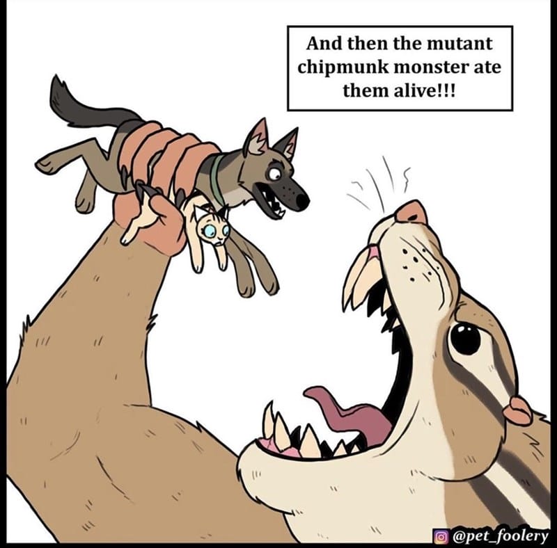 1-5 20 Hilarious Pet Foolery Drawings That Capture the Funny and Quirky Side of Pets