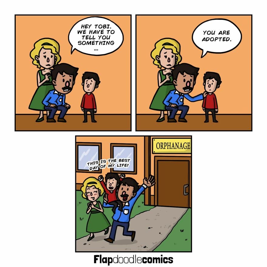 1-57 20 Flap Doodle Comics Dark and Silly Situations Through his Comics