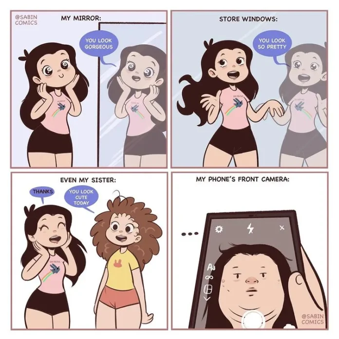 10-1 20 Hilarious Sabin Comics Based on Everyday Situations Faced by a Girl