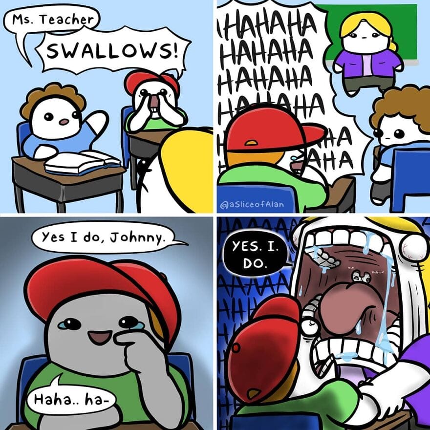 10-30 An Artist Draws 10+ Funny and Relatable Slice of life Humor Comics