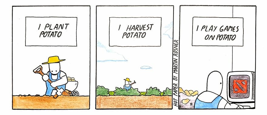 11-2 10+ Dark and Absurd Comics by the Artist Martin Rosner