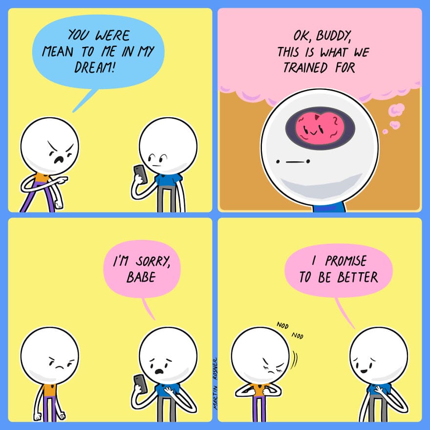 12-2 10+ Dark and Absurd Comics by the Artist Martin Rosner