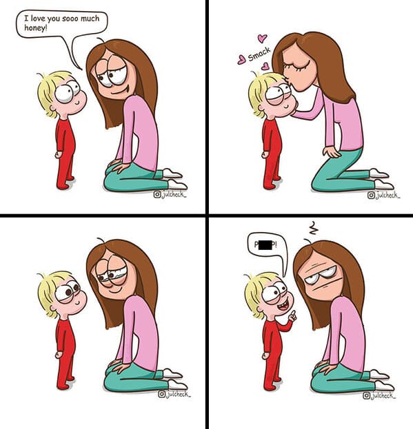 12 How Everyday's Life Goes Being a Mom is Shown in 20 Wholesome Comics