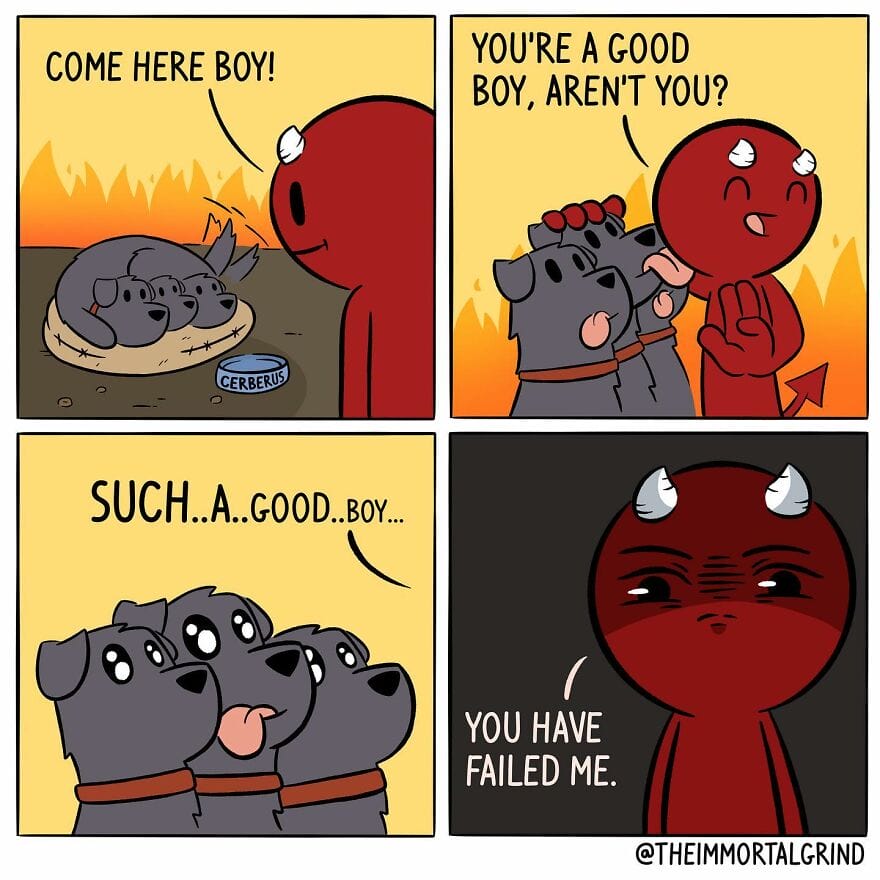 13-53 30 Times This Artist Creates Quirky Comics About The Death And The Life After Death