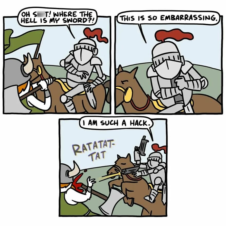 14-1 14+ Times Ryan Hudson comics Turns Everyday Moments  into Humorous Illustrations