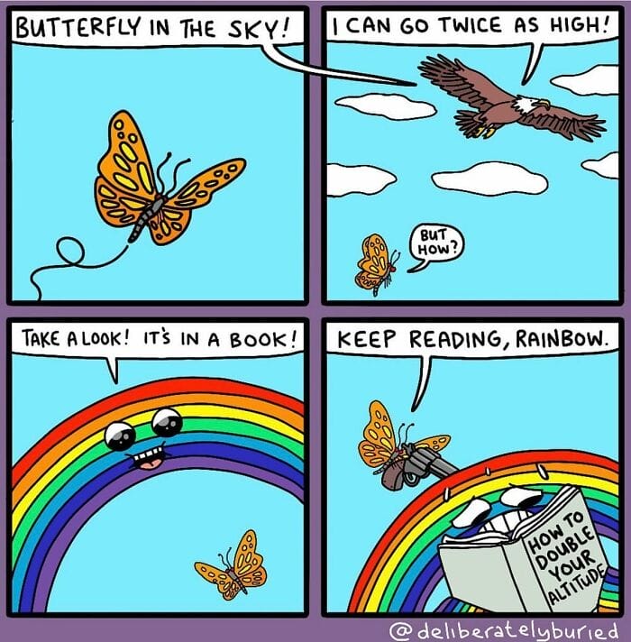 14-15 10+ Deliberately Buried Comics Full of Unexpected Twists for Dark Humor Lovers