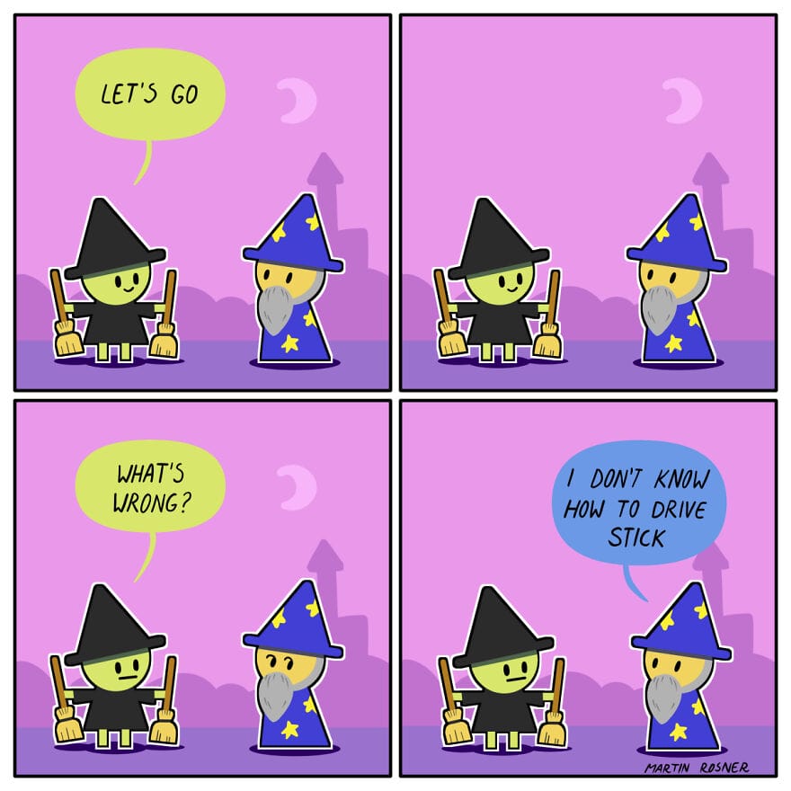 14-2 10+ Dark and Absurd Comics by the Artist Martin Rosner