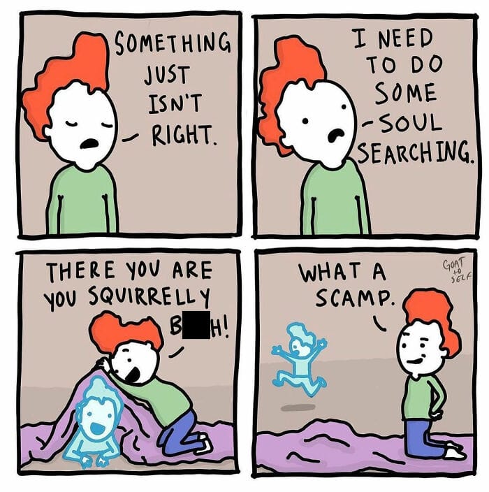 14-25 16+ Goat to Self comics Full of Unexpected Punchlines