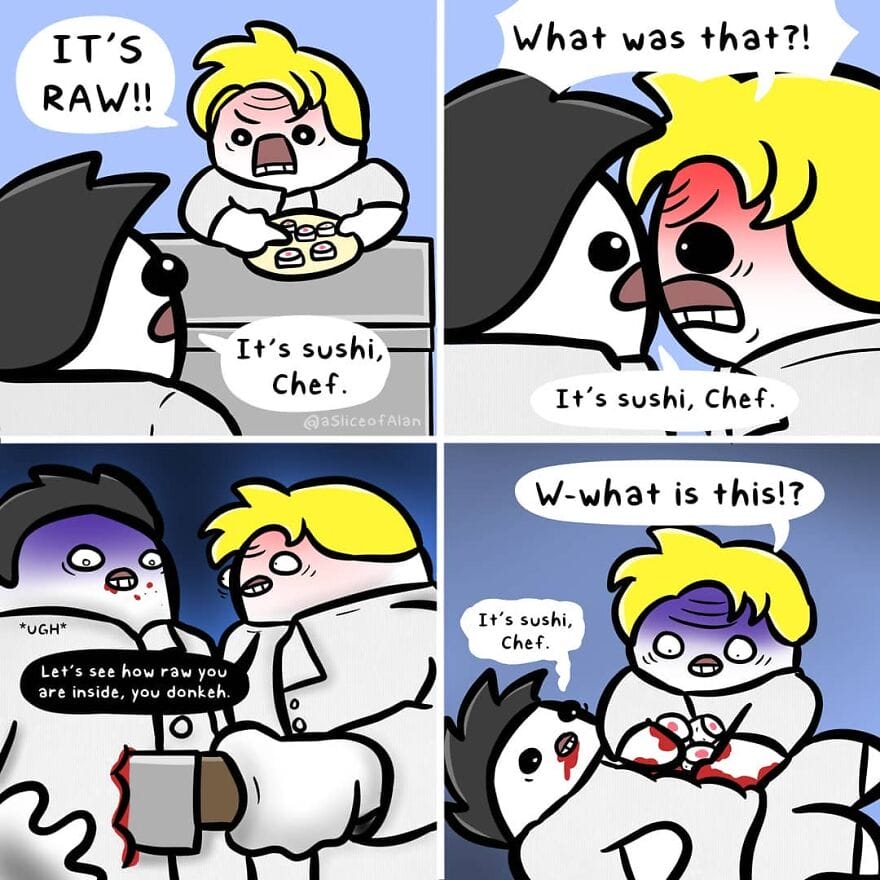 14-29 An Artist Draws 10+ Funny and Relatable Slice of life Humor Comics
