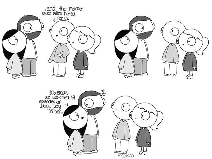 14-67 Girlfriend Depicts: her Life with her Boyfriend Through  19 Brand-New Comics