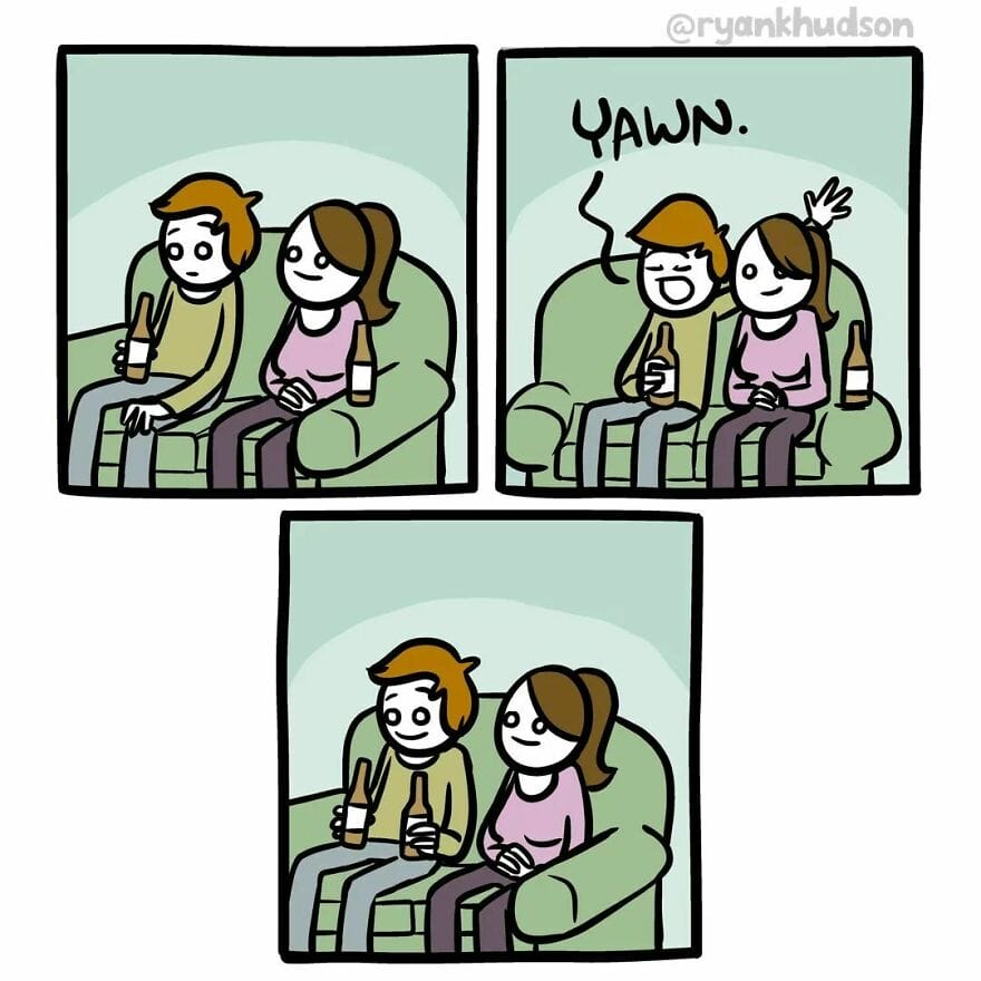 15-1 14+ Times Ryan Hudson comics Turns Everyday Moments  into Humorous Illustrations