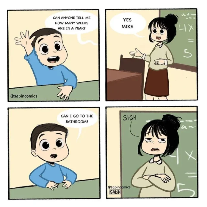 15-1 20 Hilarious Sabin Comics Based on Everyday Situations Faced by a Girl