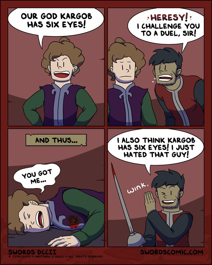15-24 Here are 15 Swords Comic Strips That Revolves Around Magical Swords